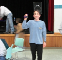 Todd and his award